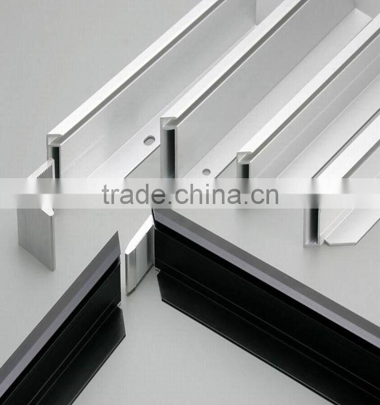 Anodized black diffrent sizes aluminium pv frame