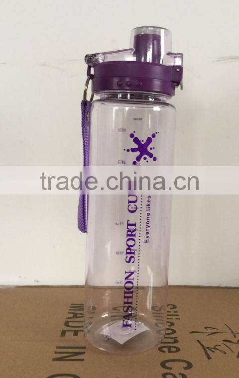 800ml BPA free water bottle, airtight water proof, low MOQ, with finger grips, 2-year warranty