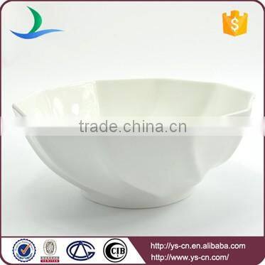 Wholesale customized white ceramic soup bowl