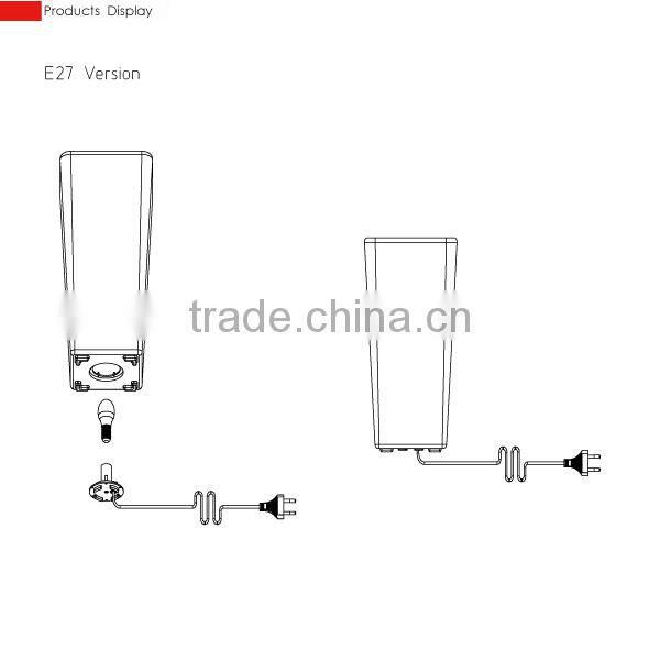 LED light led flower pot planter plastic LED Colorful floor decorative flower vases