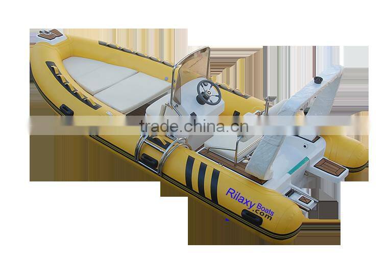 Rilaxy CE certificated 2.5m-10m China rib boat manufacturers