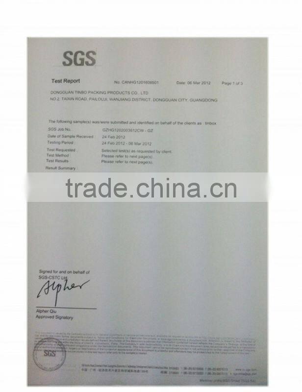 tin toy box with handle(I124)