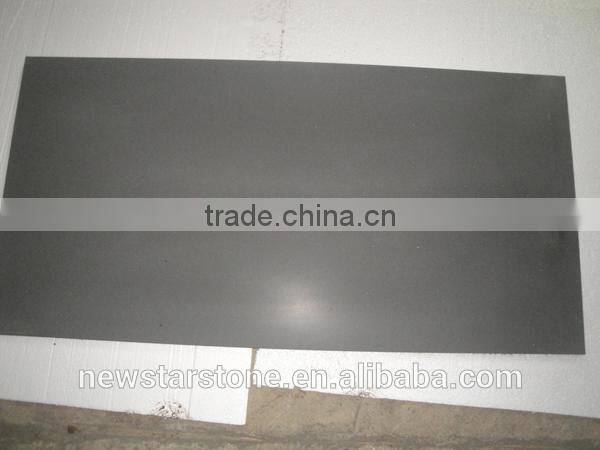 Honed grey andesite stone