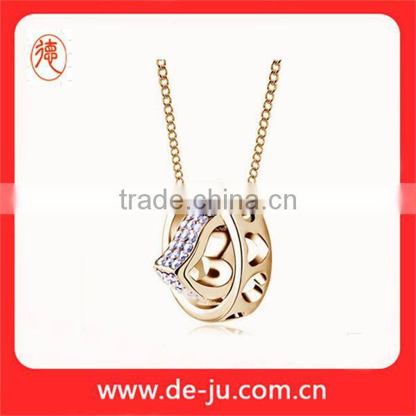 Fancy Heart Pendant Necklace