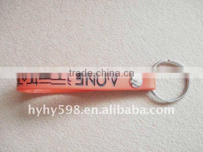 Polyester felt keychain