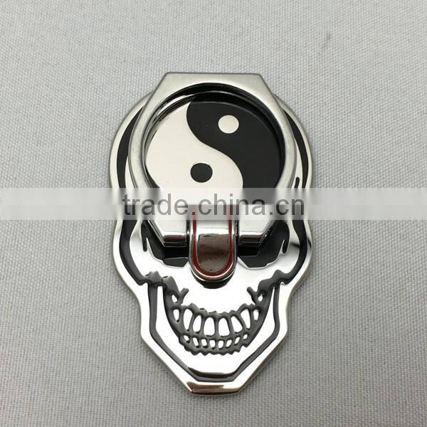 Skeleton skull ring wrist ring holder multiple mobile phone holder