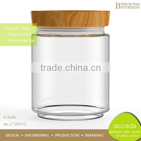 Newest Pyrex Clear Mason Jars Wholesale with Lid