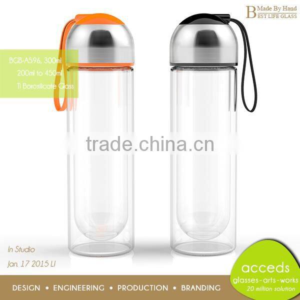 Silicon Stopper Empty High Quality Cola Glass Bottle