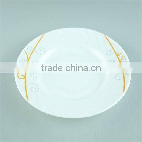 32PCS Glass dinnerware set with color box in stock