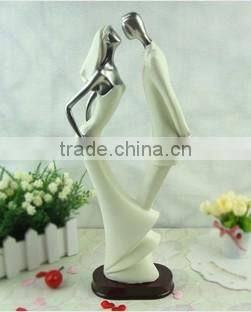 Forever kiss unpainted resin figurine wedding couple dolls