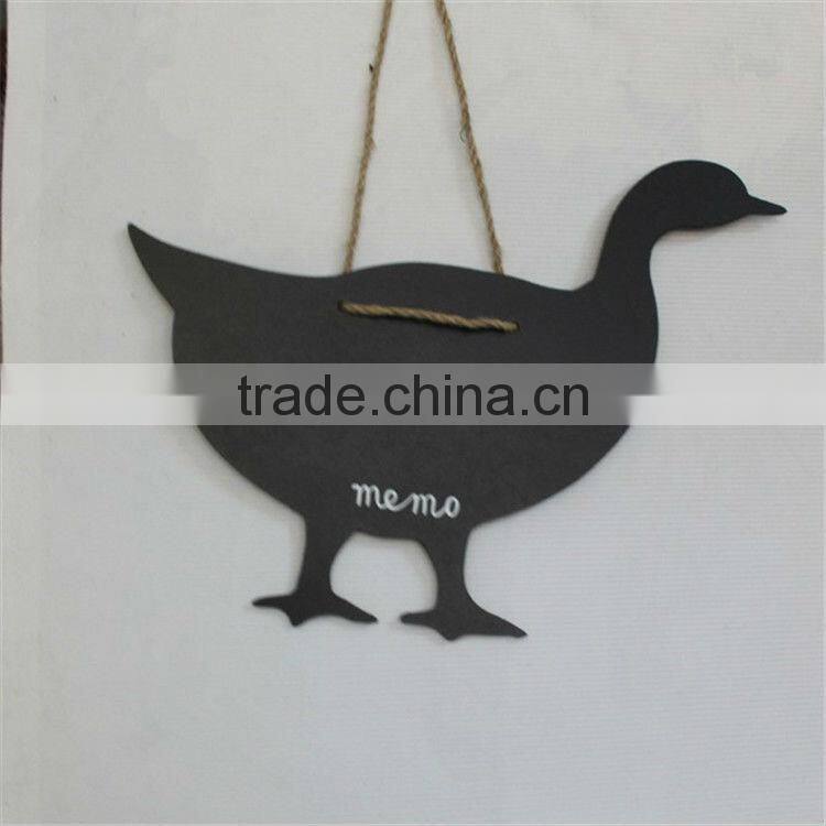 wholesale in stock anmial chalkboard blackboard roap hotel decor message board writing board decorative memo board duck board