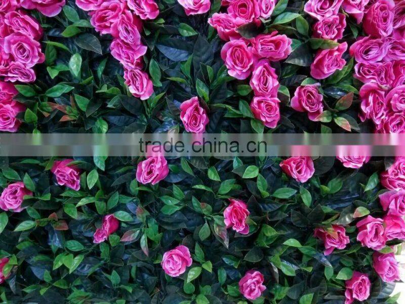 new design indoor decoration wall wedding deco artificial orchid flower wall EHW08