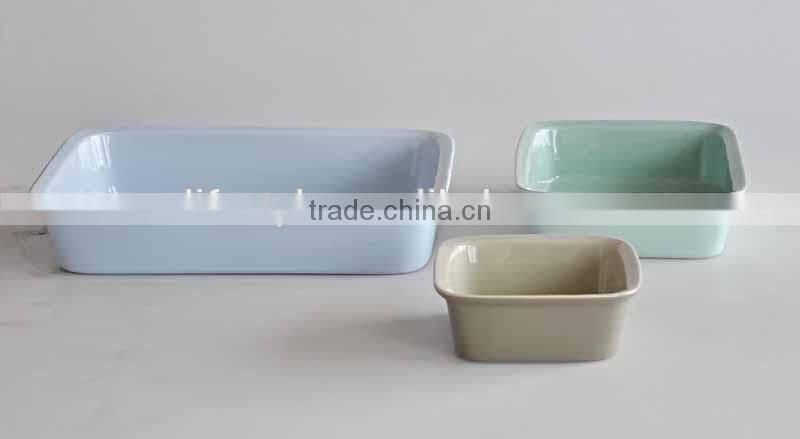 ceramic cake dish,ceramic baking cake bowl,stoneware bakeware cake pan