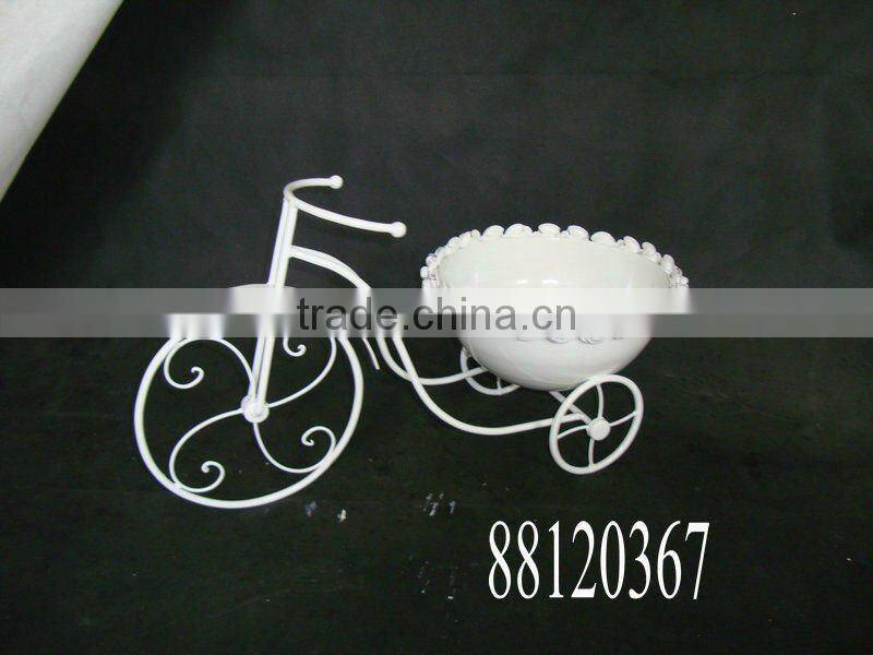 Bicycle plant pot holder