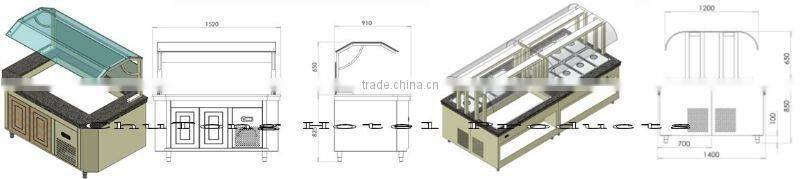 Blast Upright Kitchen Freezer/Refrigerator