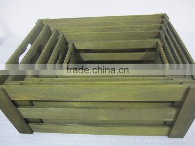 custom high quality hot sale wooden box for sundries