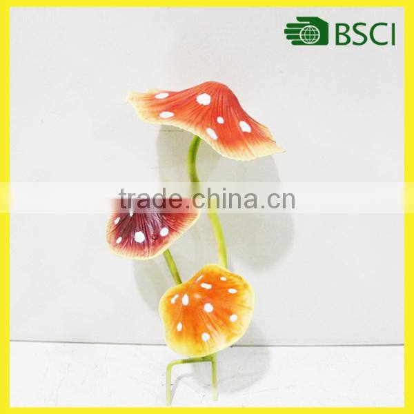 Metal stick garden decoration mushroom