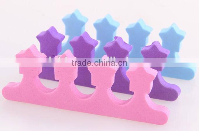 Wholesale Disposable Colorful EVA Silicone Nail Toe Separator