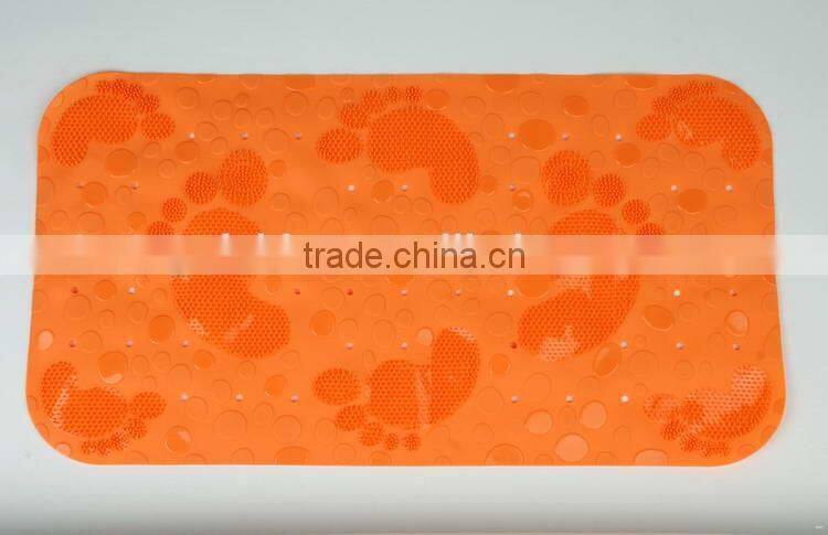 Design top sell anti-slip pvc plastic bath mats