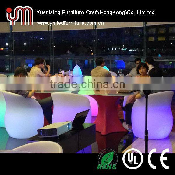 Led Flower Shape Party Table and Chair