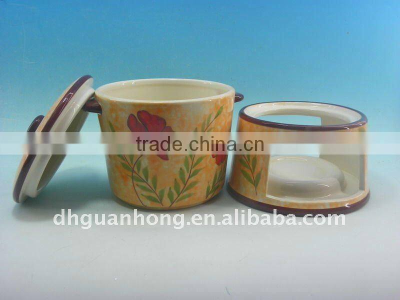 2011 Double Colorful Ceramic Candle Holder