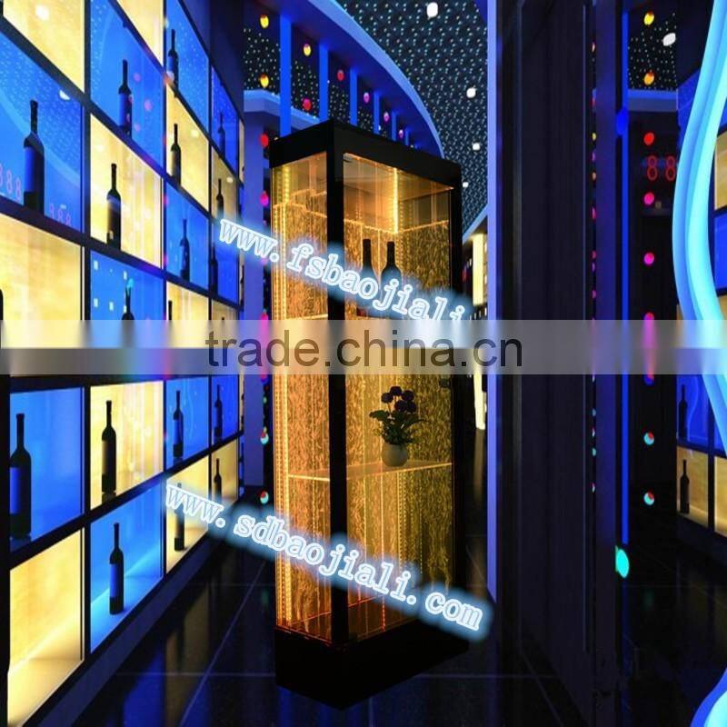 customized floor stand wine rack/liquor display stand/red wine bottle holder