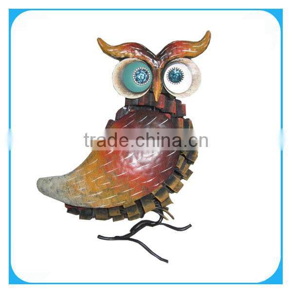 home decoration metal decorative owl