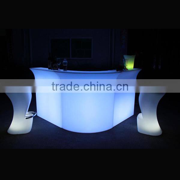Plastic Led Bar Furniture New Design Events Led Bar Counter