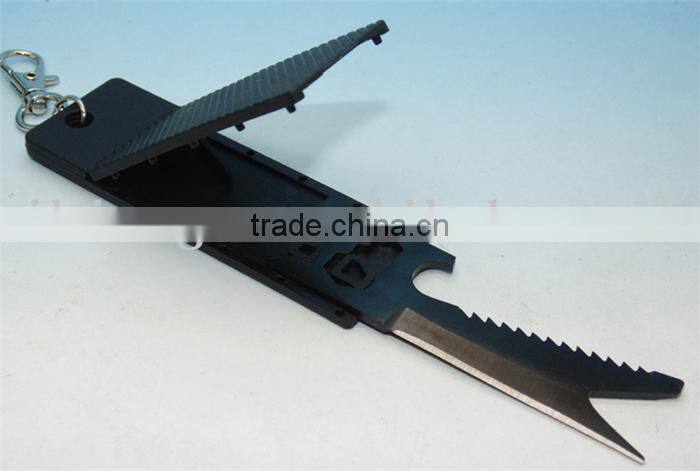 Special gift for men 7-in-1 portable foldable credit card knife