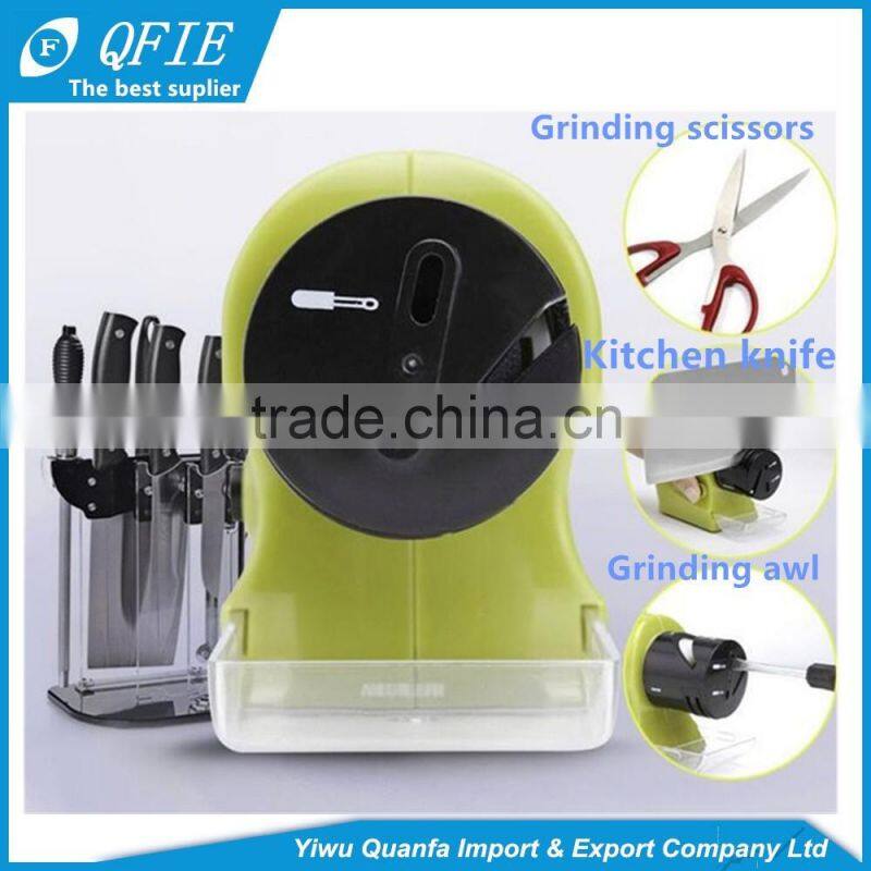 As seen on TV multifunction motorized knife sharpener swifty sharp for kitchen