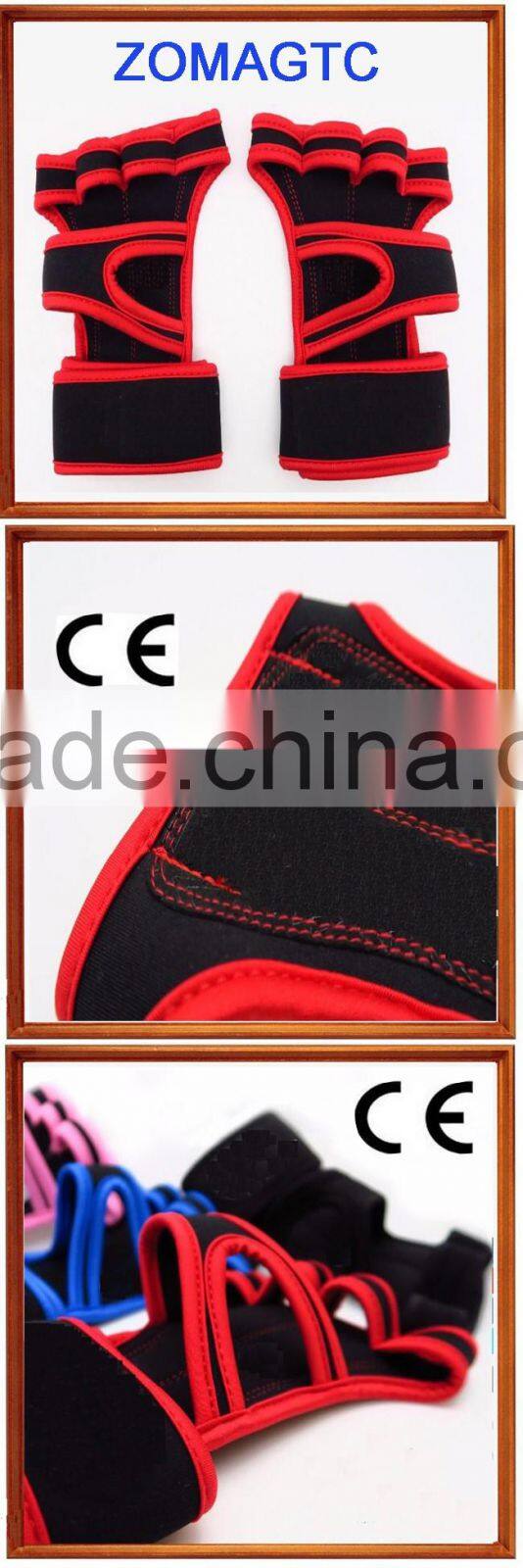 Hot Selling Weight Lifting Gloves With Wrist Support For Gym Workout Crossfit Weightlifting Fitness hand gloves