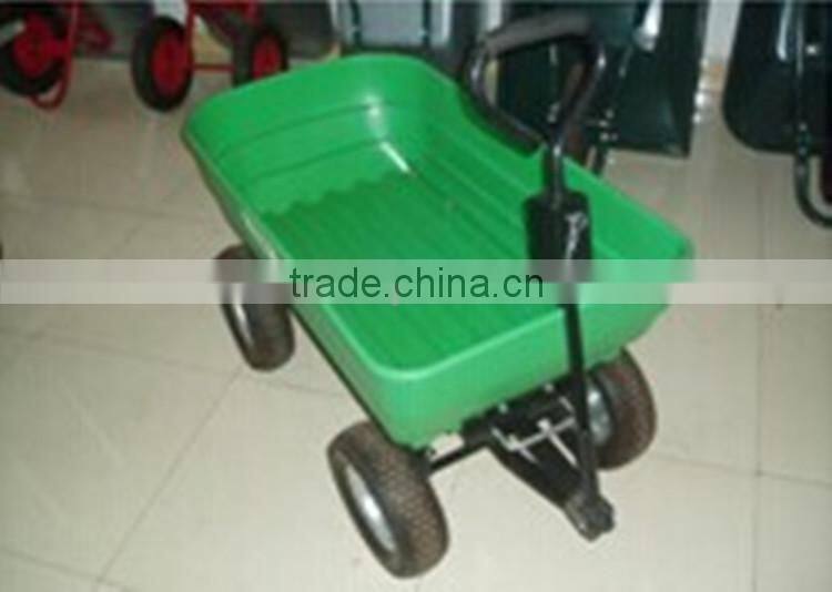 four wheel durable small garden tool cart