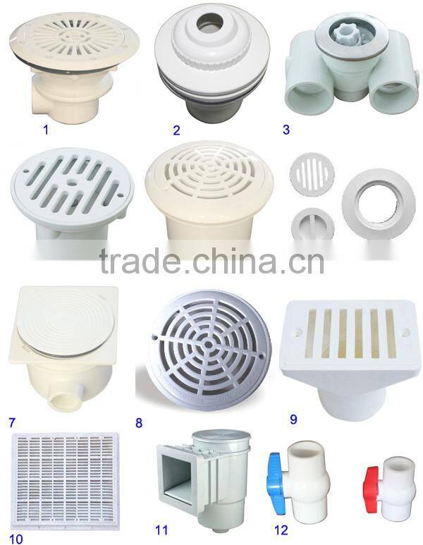 Swimming pool equipment for big size, middle size and small size skimmer pool