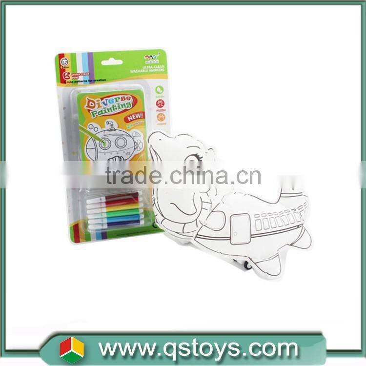 Promotional Gift DIY Craft Inflatable Friction Plane Toys