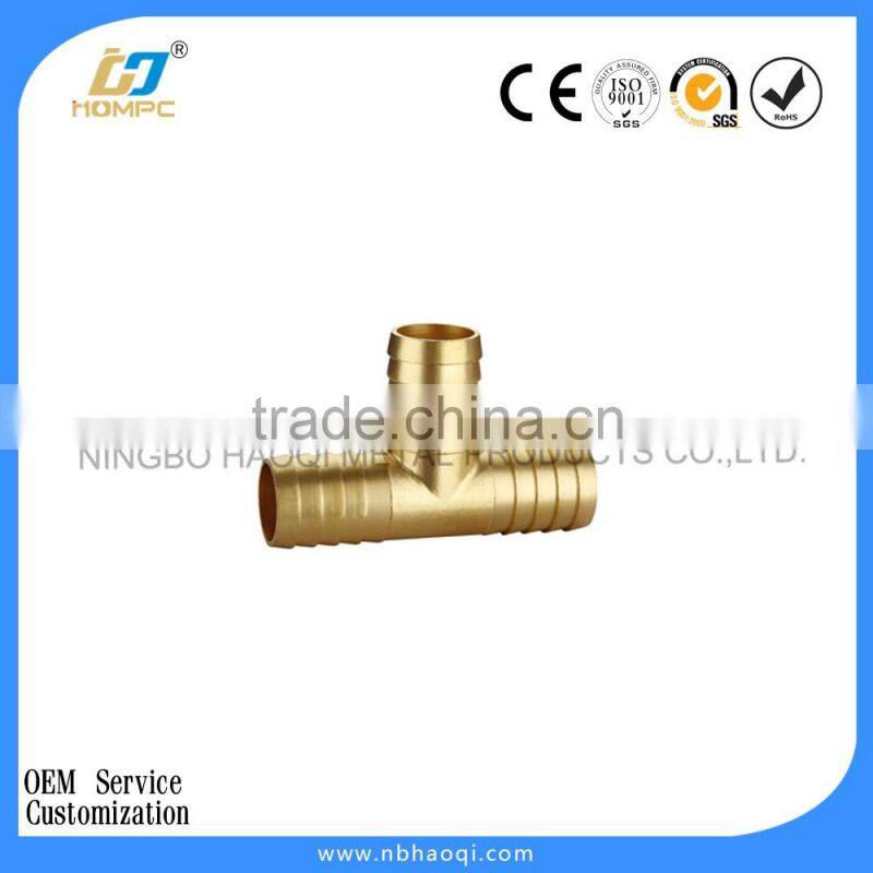 Brass hose barb connector hose fitting
