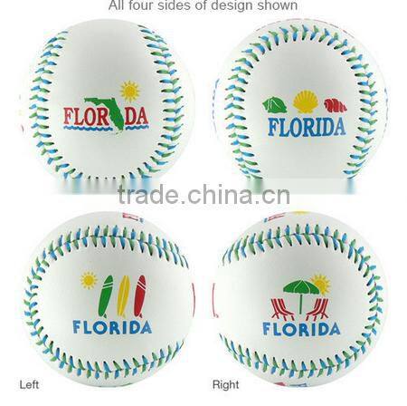 high quality&cheap price 9 inch 108 needles custom PVC leather cork core printing softball&baseball