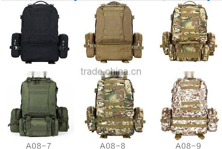 Waterproof military backpack army climbing tactical combination bag