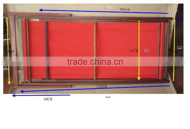 Outdoor portable Wooden Beach Folding Chairs with canvas Wholesale