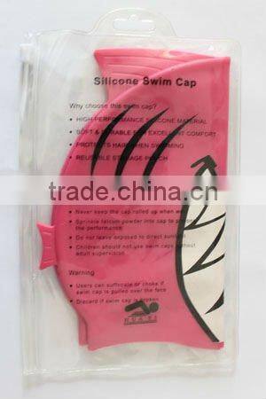 Fashion silicone children swimming goggles and caps