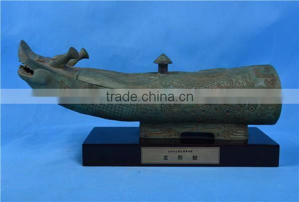 Classical Chinese bronze wine vessels/China style bronze artwork/Bronze Decoration/Chinese Classical Bronze sculpture
