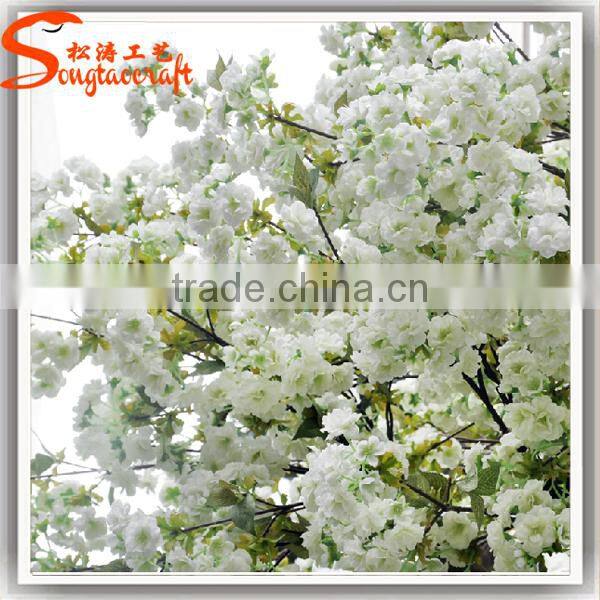Hot sale manufacture china artificial cherry tree decoration indoor fake tree artificial white cherry blossom tree