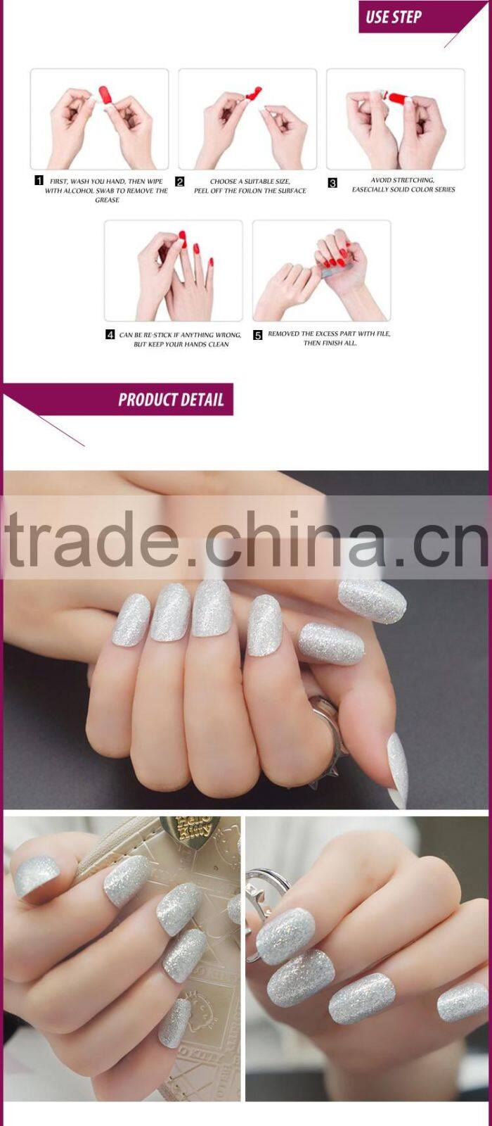 100% Nail Polish Strips DIY Nail Art Patch China Manufacturer