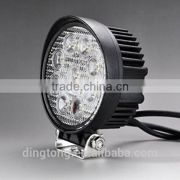 27W Plastic/Aluminum housing 32V/110V Led working Lamp Large Quantity Export