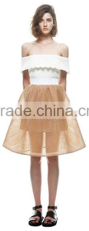 Slap-up Boat Neck Off the Shoulder Strapless Knee Length Prom Dresses