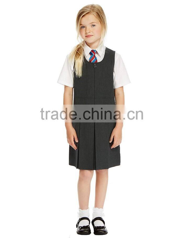 primary school uniform designs kids check fabric school girls pinafore