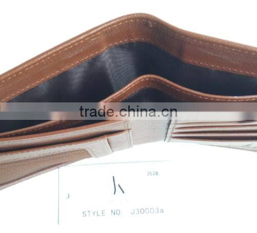 Genuine cow leather wallet gift set J30003a