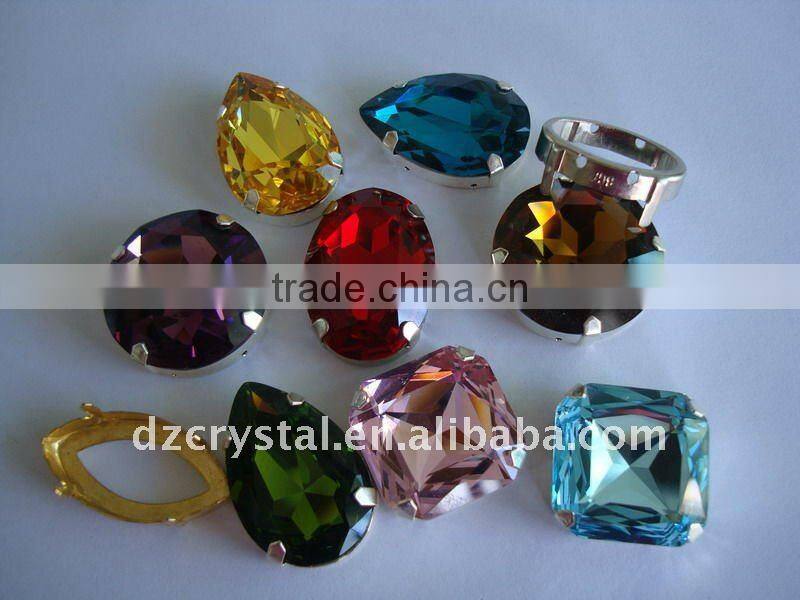 crystal fancy stone bead