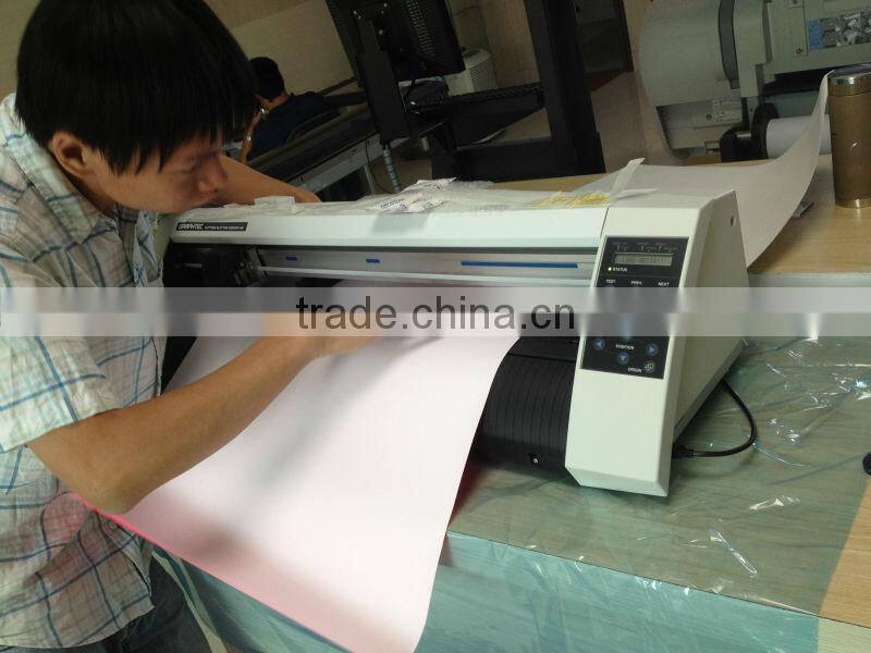 High quality PU/PVC/Flock Heat transfer vinyl cutting plotter/plotter cutting