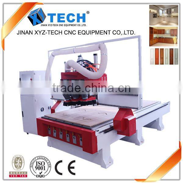 XJ6090 cnc router for wood aluminium metal carving with water tank