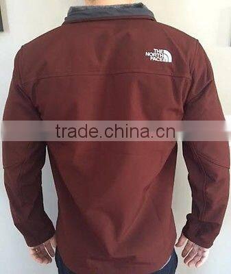 2016 Latest Customized embroidered Logo coat mens jacket